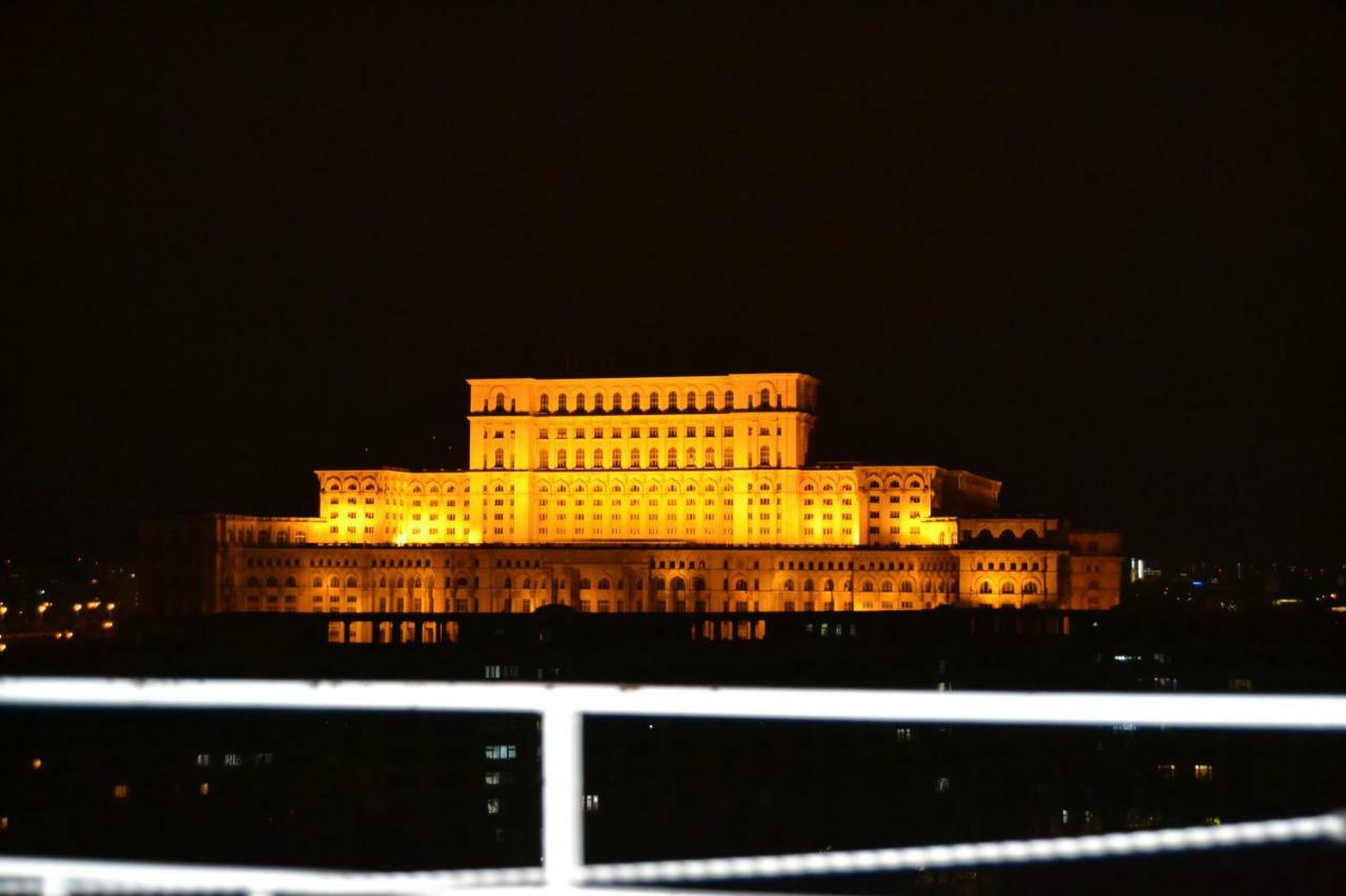 Panorama The Parliament Palace Bucureşti Eksteriør bilde